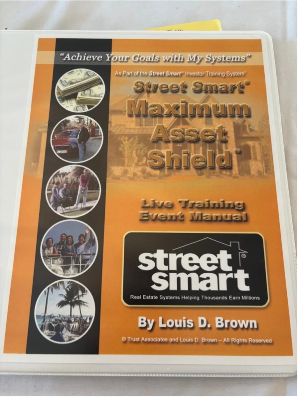 Street Smart Real Estate Investor Training Manuals Set, One Size, #E63